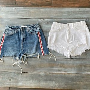 Zara High Rise Short Shorts Size 2